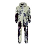 Purple Flower Art Hooded Jumpsuit (Kids)