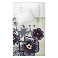 Purple Flower Art Duvet Cover Double Side (Single Size) from ArtsNow.com