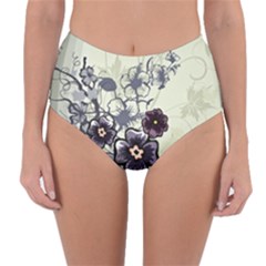 Reversible High-Waist Bikini Bottoms 