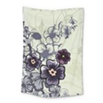 Purple Flower Art Small Tapestry