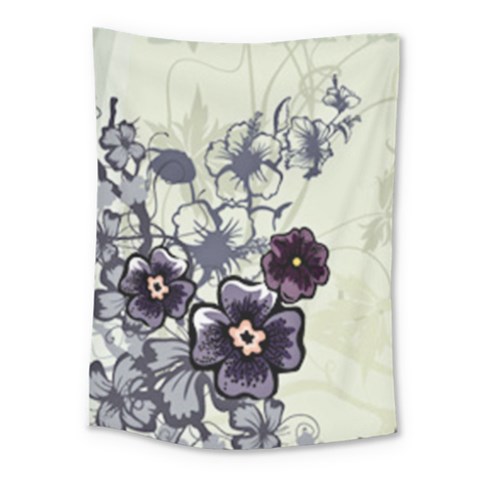 Purple Flower Art Medium Tapestry from ArtsNow.com