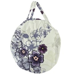 Giant Round Zipper Tote 