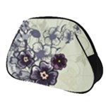 Purple Flower Art Full Print Accessory Pouch (Small)