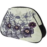 Purple Flower Art Full Print Accessory Pouch (Big)