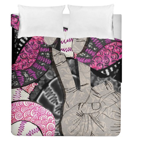 Peace Hand Art Duvet Cover Double Side (Queen Size) from ArtsNow.com