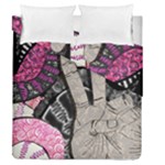 Peace Hand Art Duvet Cover Double Side (Queen Size)