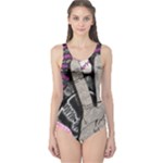 Peace Hand Art One Piece Swimsuit