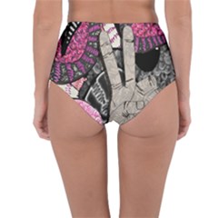 Reversible High-Waist Bikini Bottoms 