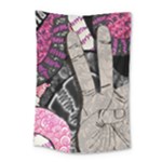 Peace Hand Art Small Tapestry