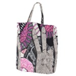 Peace Hand Art Giant Grocery Tote