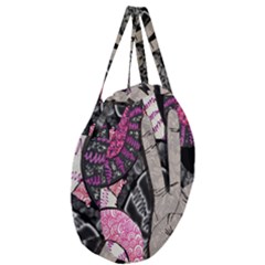 Giant Round Zipper Tote 