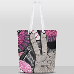 Full Print Rope Handle Tote (Small) 