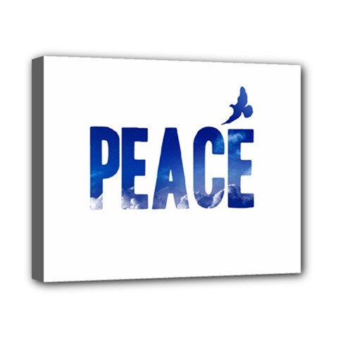 Peace Bird Canvas 10  x 8  (Stretched) from ArtsNow.com