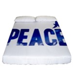 Peace Bird Fitted Sheet (California King Size)