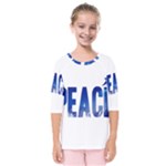 Peace Bird Kids  Quarter Sleeve Raglan Tee