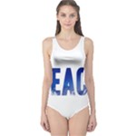 Peace Bird One Piece Swimsuit