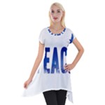 Peace Bird Short Sleeve Side Drop Tunic