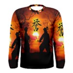 Ninja Sunset Men s Long Sleeve Tee