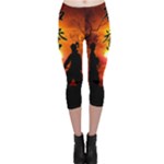 Ninja Sunset Capri Leggings 