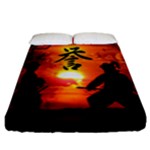 Ninja Sunset Fitted Sheet (King Size)