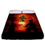 Ninja Sunset Fitted Sheet (California King Size)