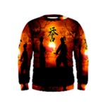 Ninja Sunset Kids  Sweatshirt