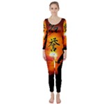 Ninja Sunset Long Sleeve Catsuit