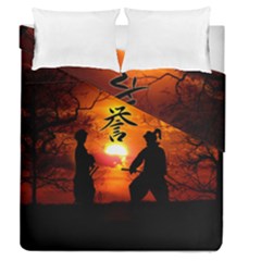 Ninja Sunset Duvet Cover Double Side (Queen Size) from ArtsNow.com