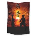 Ninja Sunset Large Tapestry