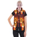 Women s Button Up Vest 