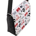 Flap Closure Messenger Bag (L) 