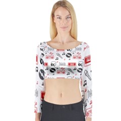 Long Sleeve Crop Top 