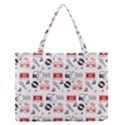 Zipper Medium Tote Bag Front