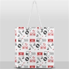 Full Print Rope Handle Tote (Large) 