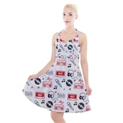 Halter Party Swing Dress  