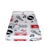 Music Is My Life Fitted Sheet (Full/ Double Size)