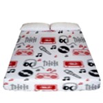 Music Is My Life Fitted Sheet (California King Size)