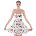 Music Is My Life Strapless Bra Top Dress