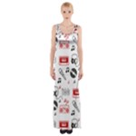 Music Is My Life Maxi Thigh Split Dress