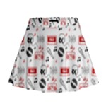 Music Is My Life Mini Flare Skirt