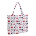 Zipper Medium Tote Bag Front