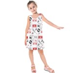 Music Is My Life Kids  Sleeveless Dress