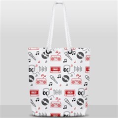 Full Print Rope Handle Tote (Small) 