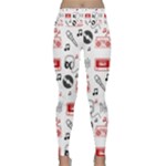 Music Is My Life Lightweight Velour Classic Yoga Leggings