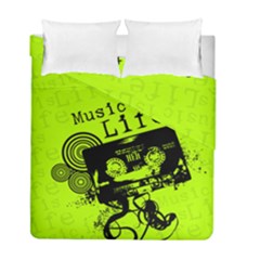 Music Is Life Duvet Cover Double Side (Full/ Double Size) from ArtsNow.com