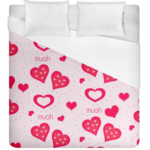 Muah Harts Duvet Cover (King Size) from ArtsNow.com