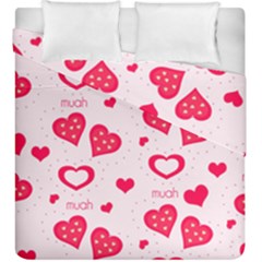 Muah Harts Duvet Cover Double Side (King Size) from ArtsNow.com