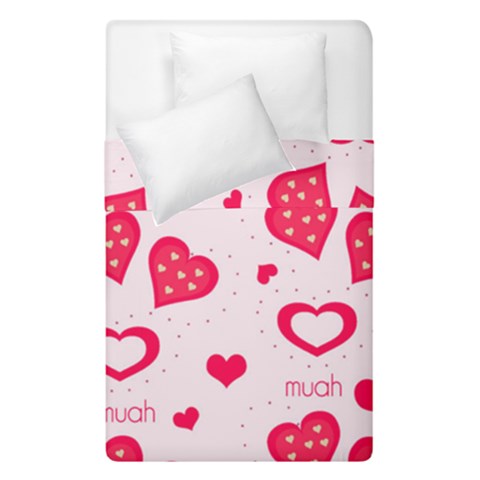 Muah Harts Duvet Cover Double Side (Single Size) from ArtsNow.com