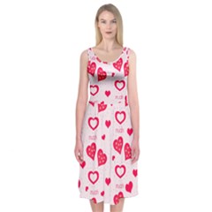 Muah Harts Midi Sleeveless Dress from ArtsNow.com