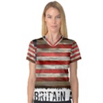 make america great britain again V-Neck Sport Mesh Tee